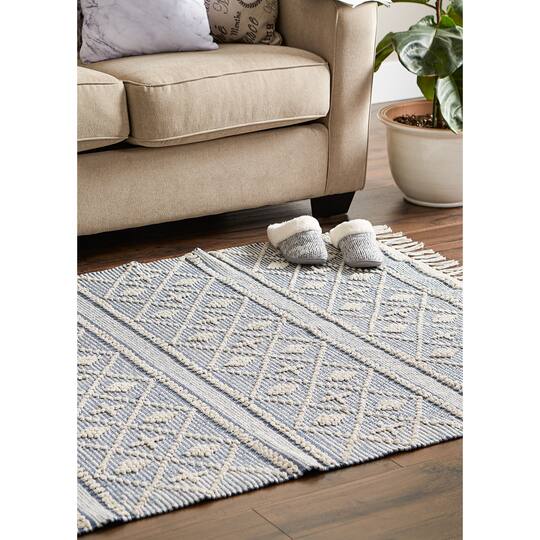 DII® Textured Hand-Loomed Rug, 4ft. x 6ft.